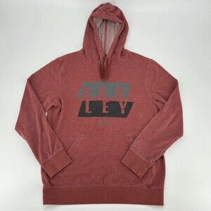 Oakley Maroon Logo Hoodie Sweatshirt Sz